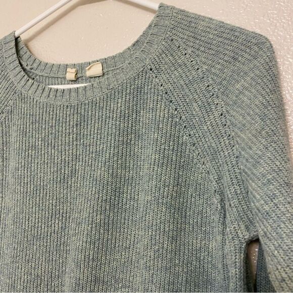 Anthropologie Moth Side Tunic coastal Pasadena Sweater dress cashmere blend XS - Picture 4 of 12